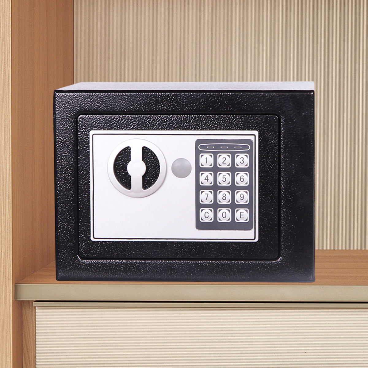Compact Home Safe with Digital Password Lock