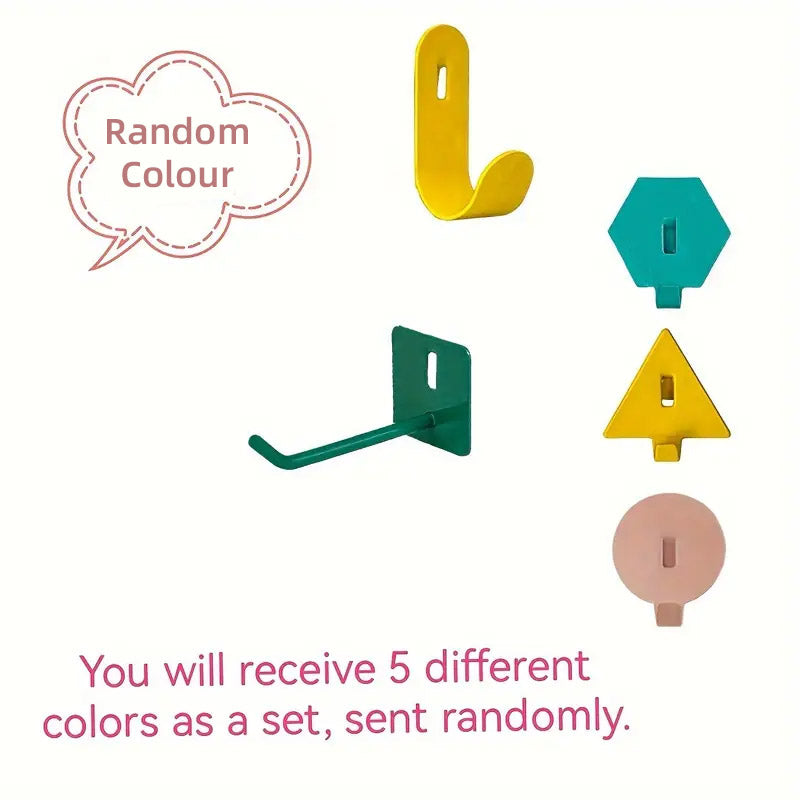 5 Pcs Pegboard Hooks Magnetic Storage Organising Accessories
