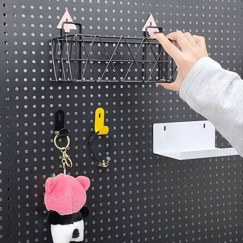 5 Pcs Pegboard Hooks Magnetic Storage Organising Accessories