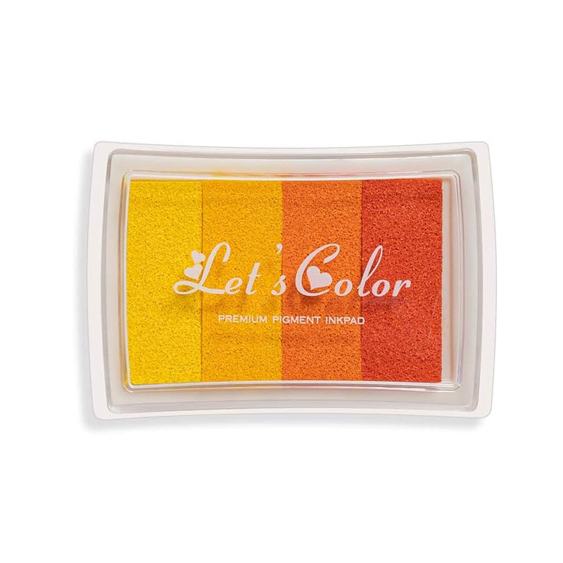 4 Colours DIY Fingerprint Stamp Set with Washable Ink Pad