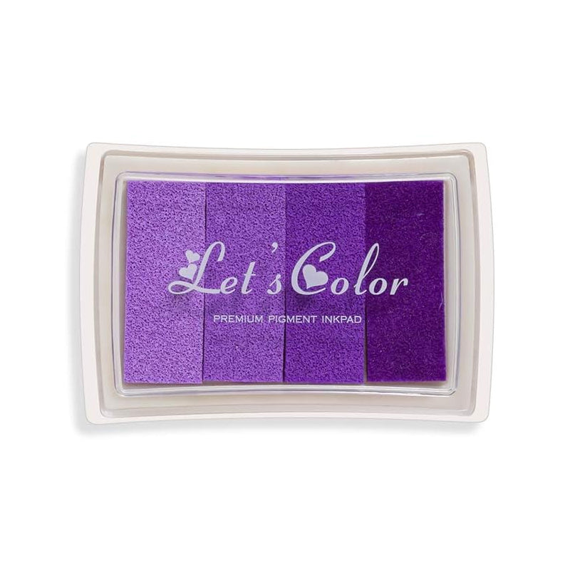 4 Colours DIY Fingerprint Stamp Set with Washable Ink Pad