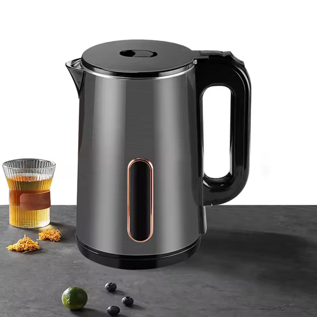 Electric Boiling Kettle 1.8L Stainless Steel Auto Shut-Off