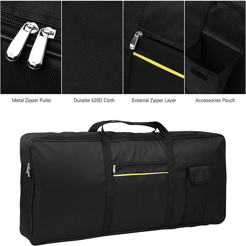 61-Key Keyboard Padded Gig Bag Oxford Cloth
