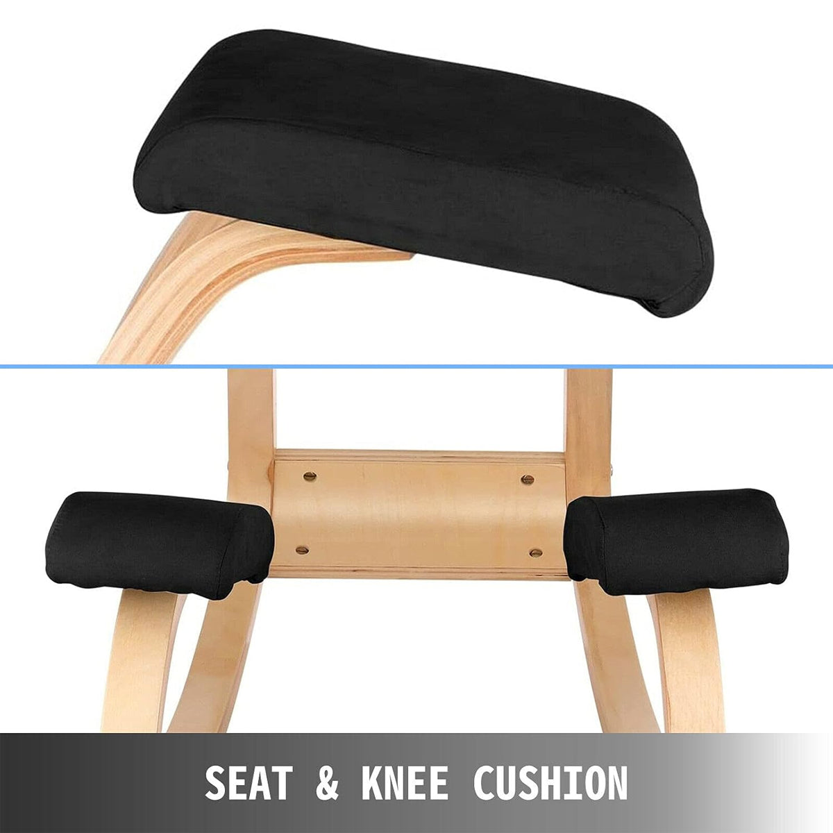 Ergonomic Kneeling Chair Rocking Stool with Cushions