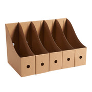 Kraft Paper Desktop Book and File Storage Box Water-Resistant