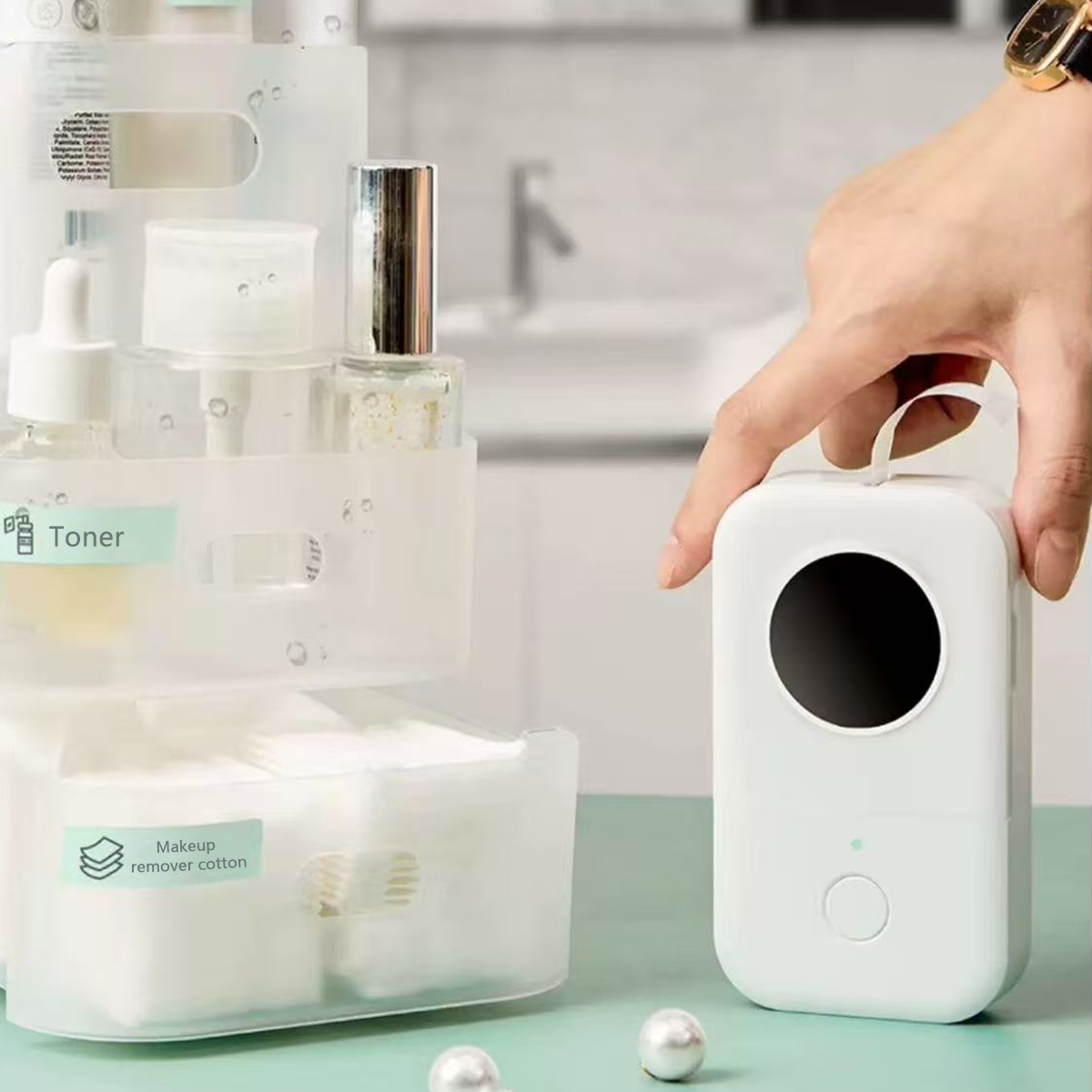 Label Printer Portable Wireless Bluetooth Thermal Rechargeable