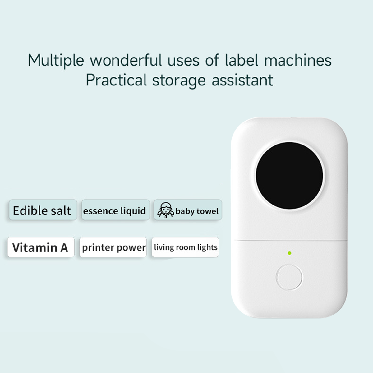 Label Printer Portable Wireless Bluetooth Thermal Rechargeable