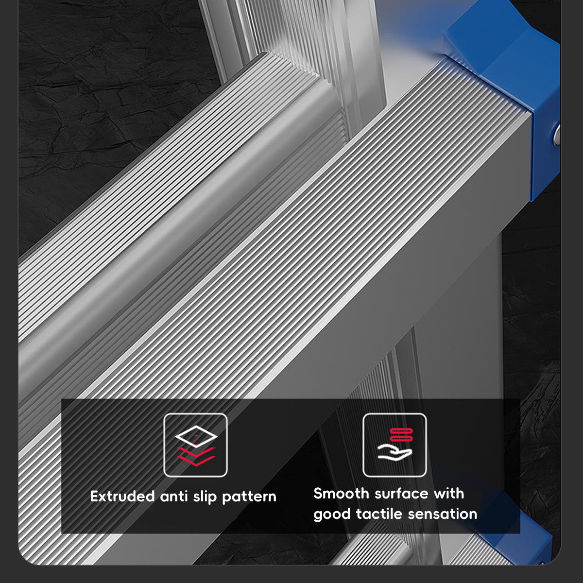 3 Step Folding Ladder Aluminum Alloy for Home and Garage Use