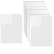 50 Pcs Self Adhesive Transparent Cold Laminating Films PVC