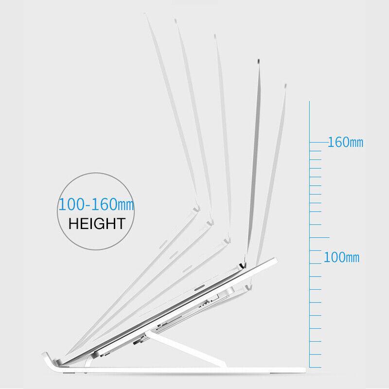 Folding Laptop and Tablet Stand Adjustable Portable ABS Riser