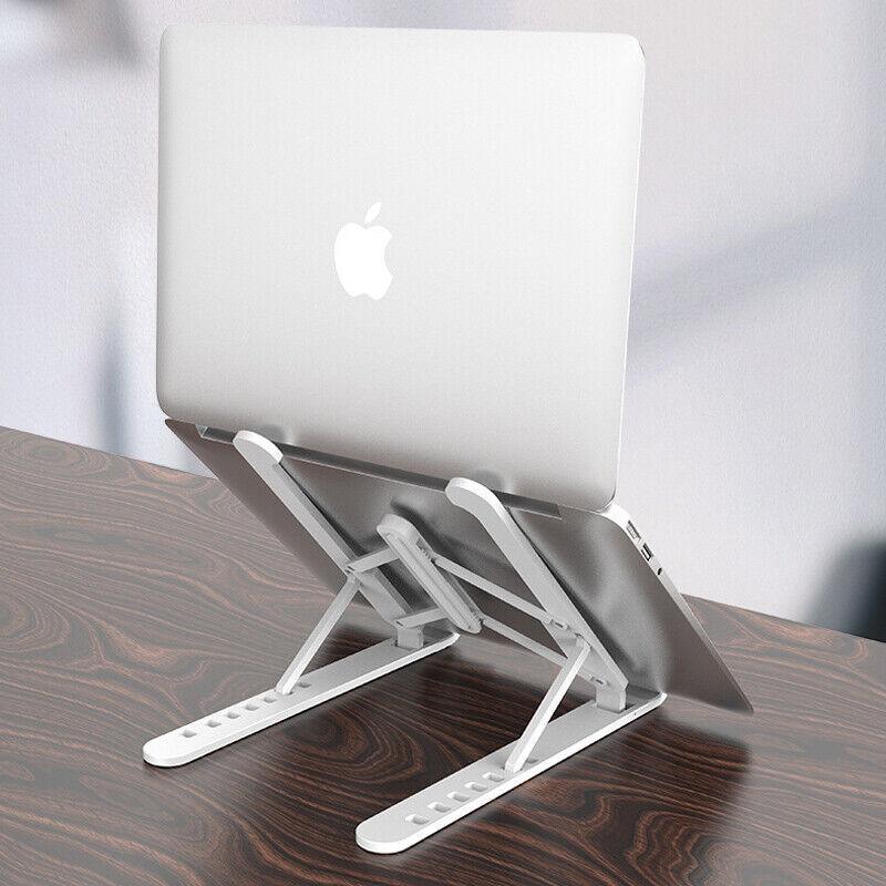 Folding Laptop and Tablet Stand Adjustable Portable ABS Riser
