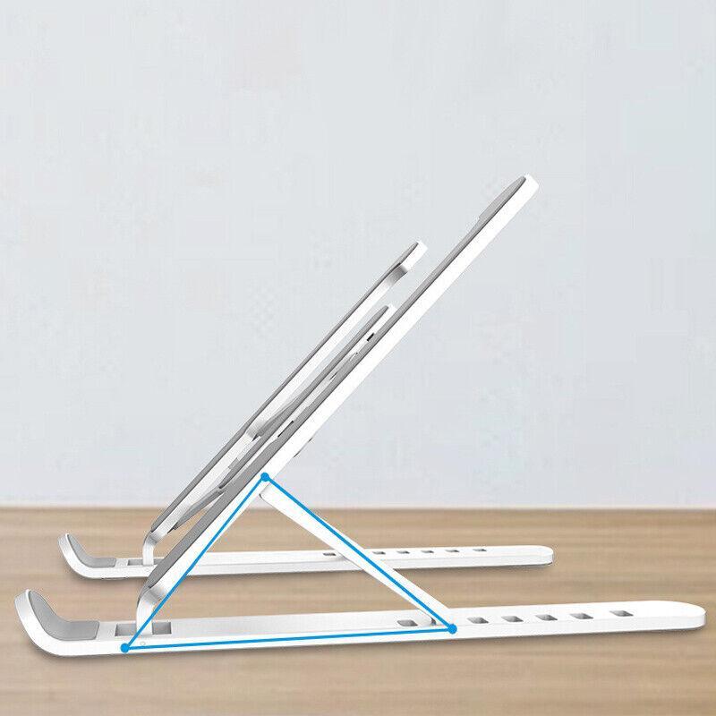 Folding Laptop and Tablet Stand Adjustable Portable ABS Riser