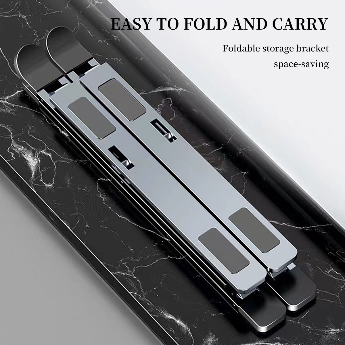 Foldable Aluminum Laptop Stand with Storage Bag