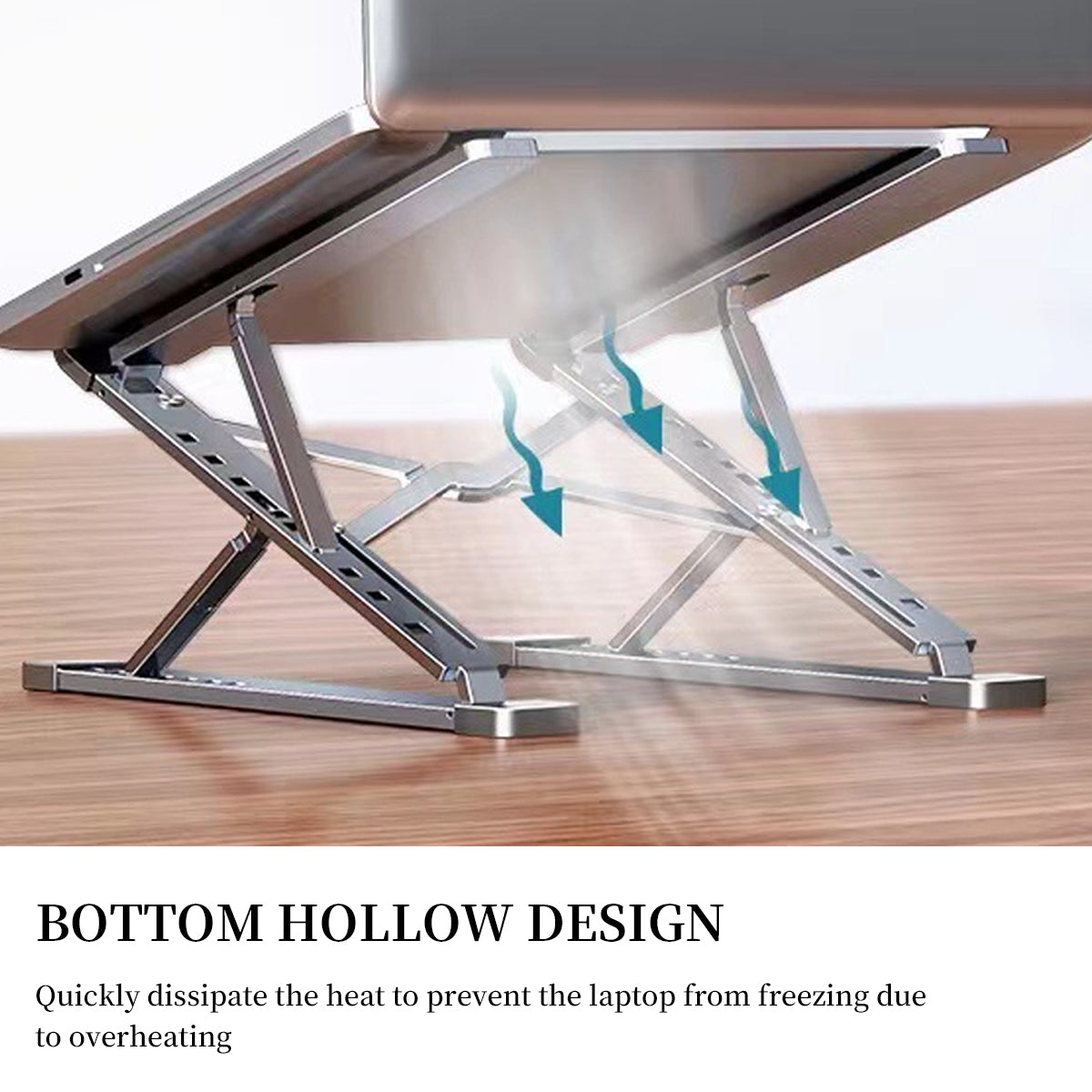 Foldable Aluminum Laptop Stand with Storage Bag
