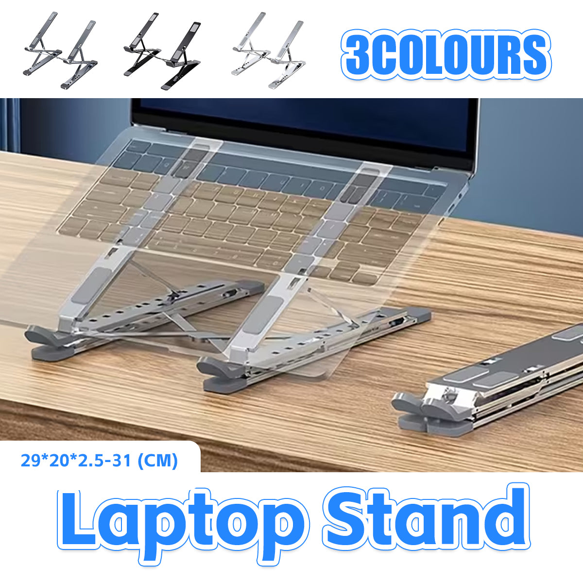 Foldable Aluminum Laptop Stand with Storage Bag