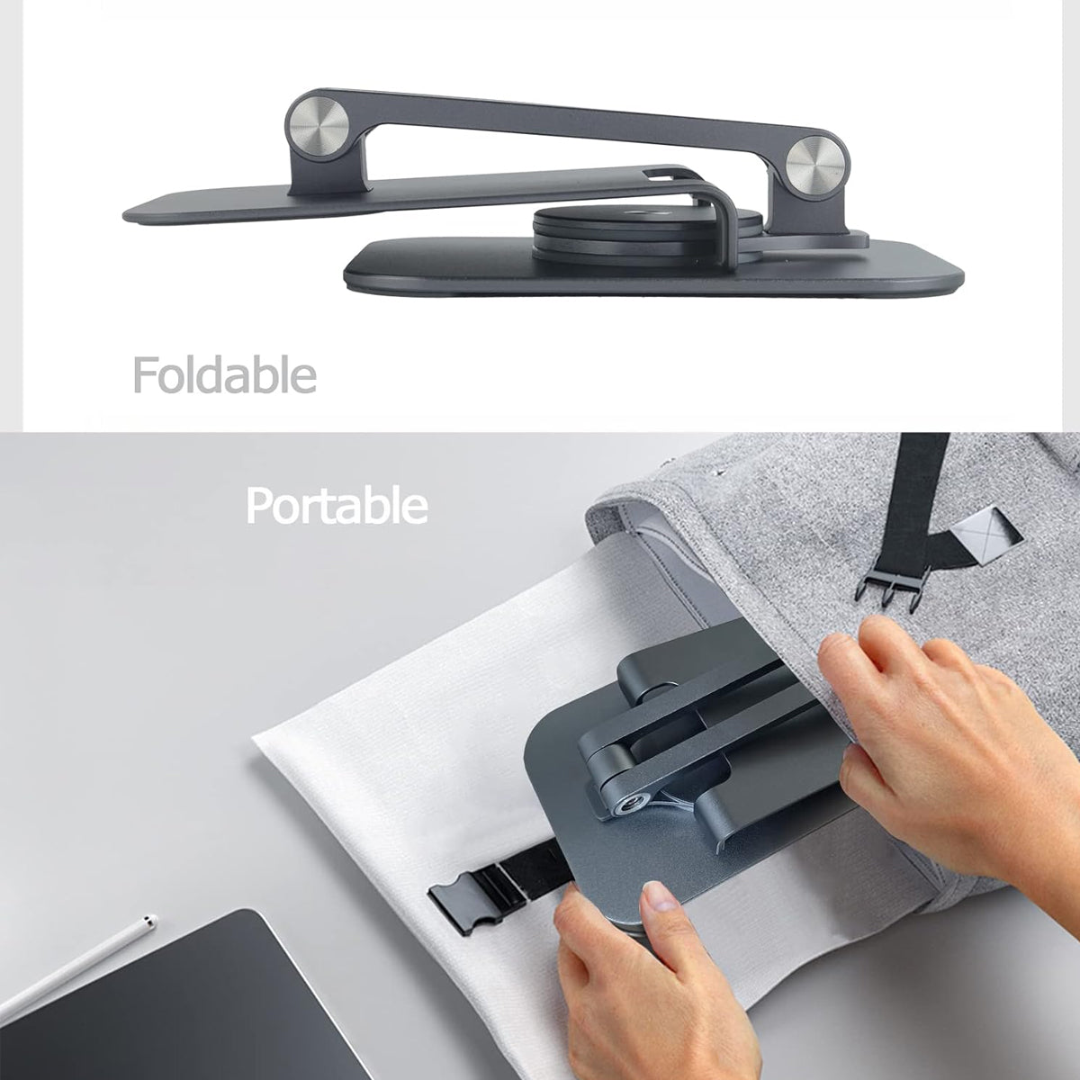 Foldable 360 Rotating Tablet Stand for Phone