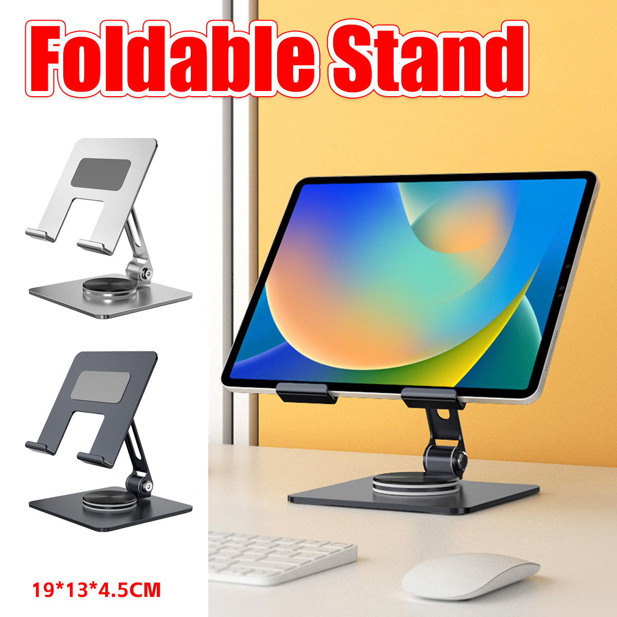 Foldable 360 Rotating Tablet Stand for Phone