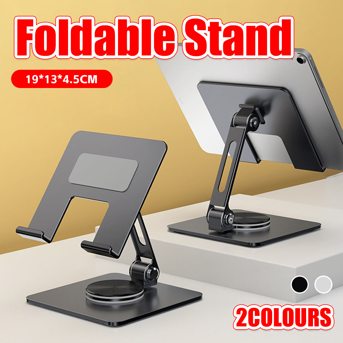 Foldable 360 Rotating Tablet Stand for Phone