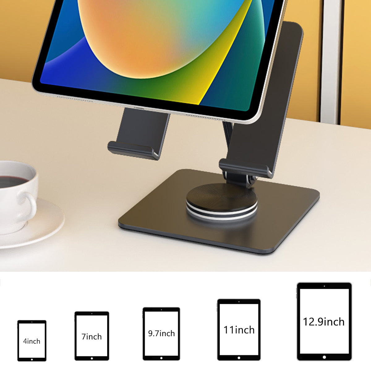 Foldable 360 Rotating Tablet Stand for Phone
