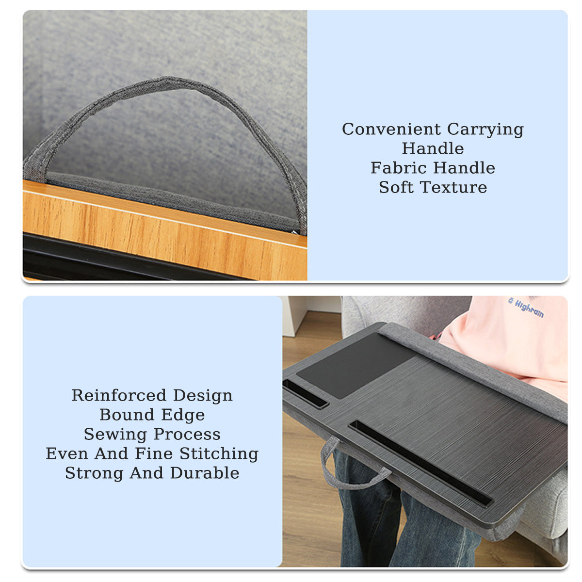 Portable Lap Desk Laptop Table with Handle