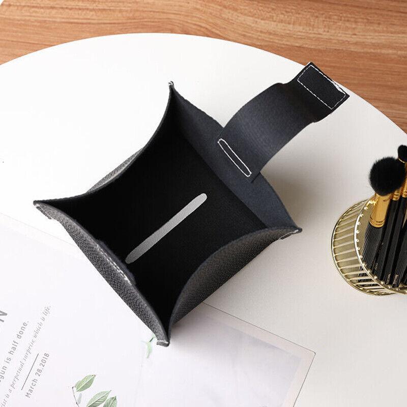 PU Leather Tissue Box Dispenser Napkin Holder
