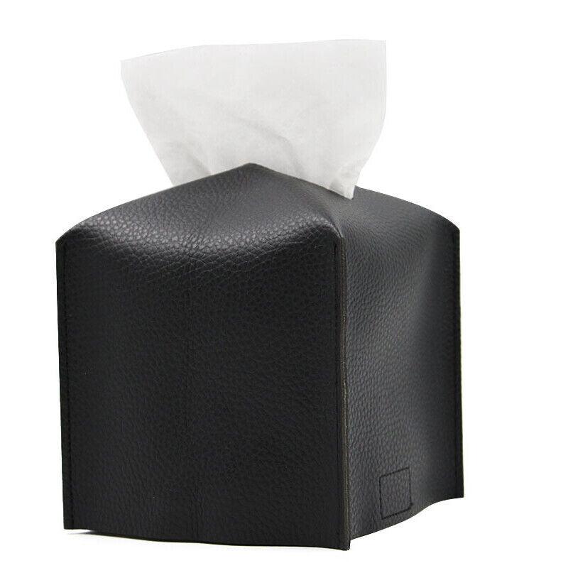 PU Leather Tissue Box Dispenser Napkin Holder