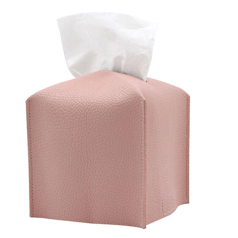 PU Leather Tissue Box Dispenser Napkin Holder