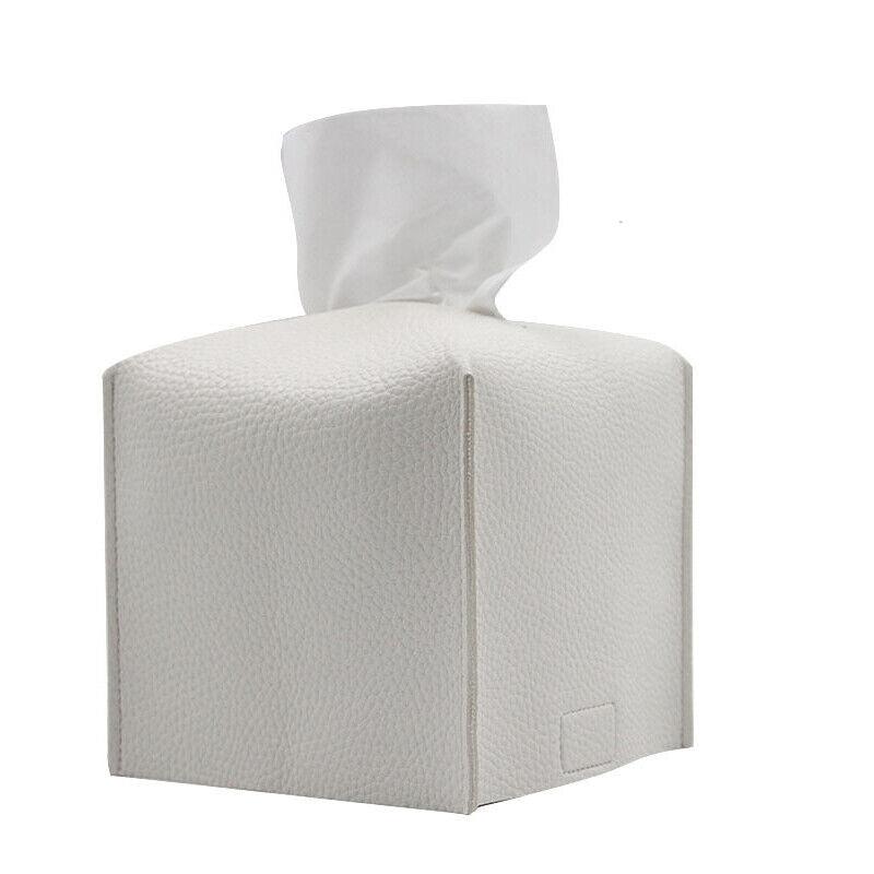 PU Leather Tissue Box Dispenser Napkin Holder