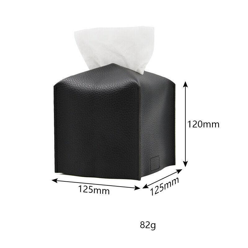PU Leather Tissue Box Dispenser Napkin Holder