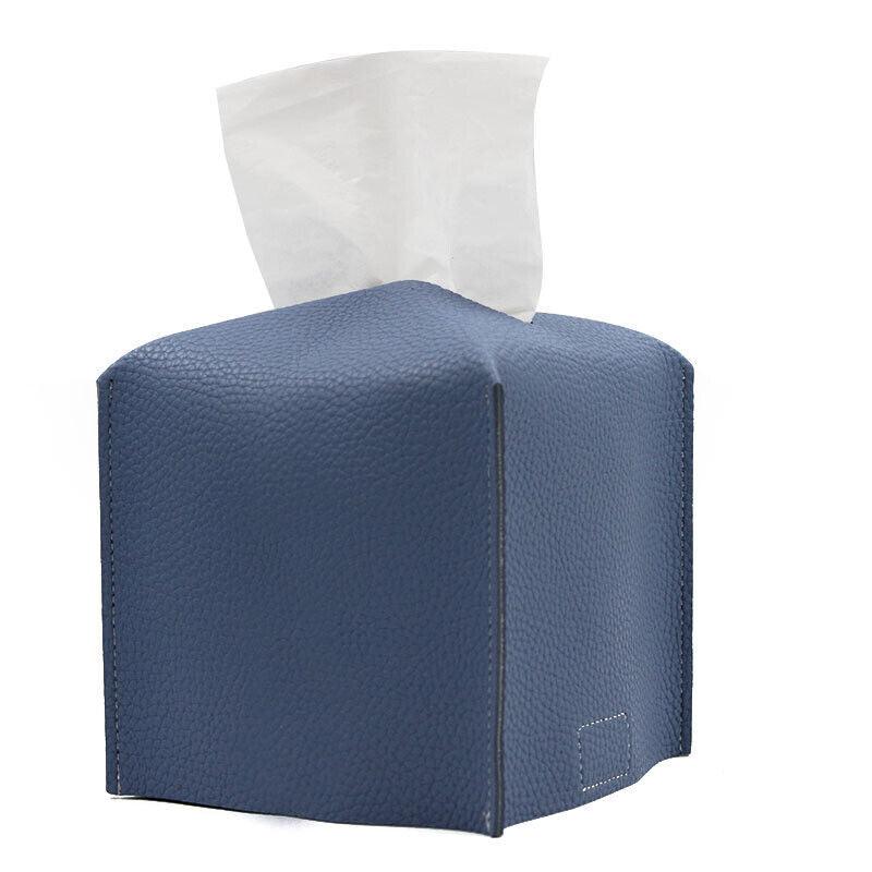 PU Leather Tissue Box Dispenser Napkin Holder