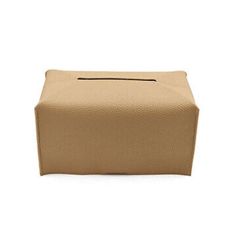 PU Leather Tissue Box Dispenser Napkin Holder