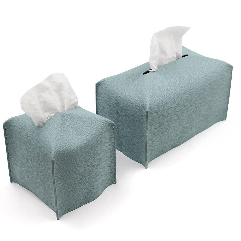 PU Leather Tissue Box Dispenser Napkin Holder