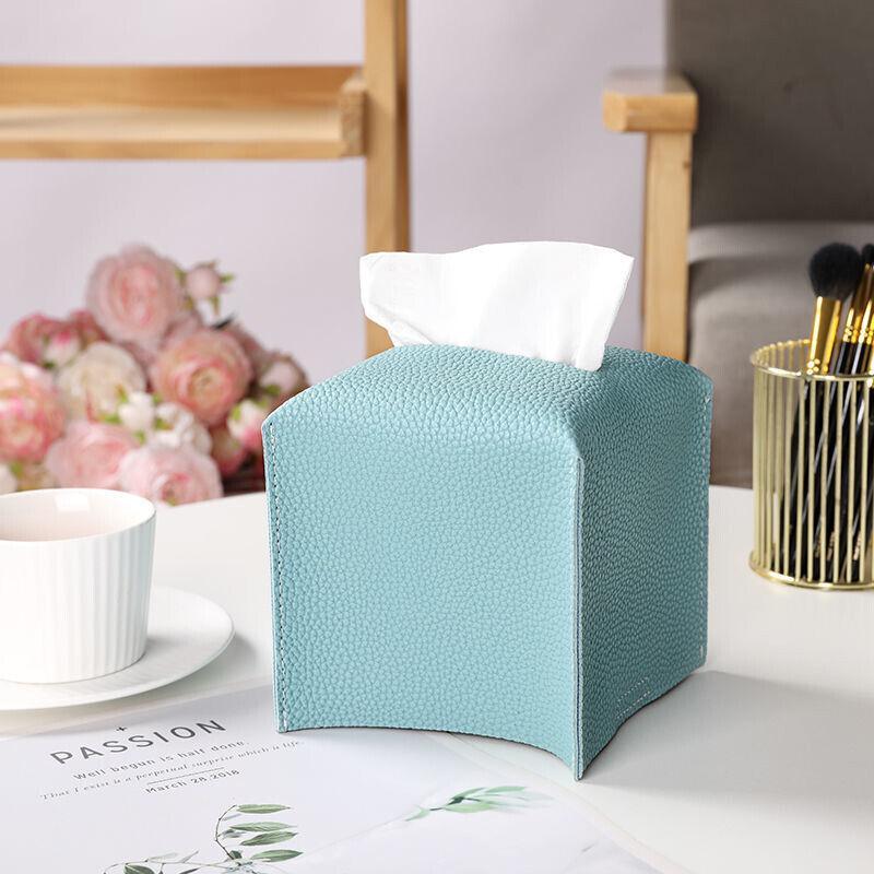 PU Leather Tissue Box Dispenser Napkin Holder