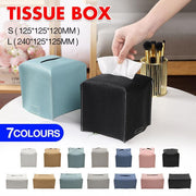 PU Leather Tissue Box Dispenser Napkin Holder
