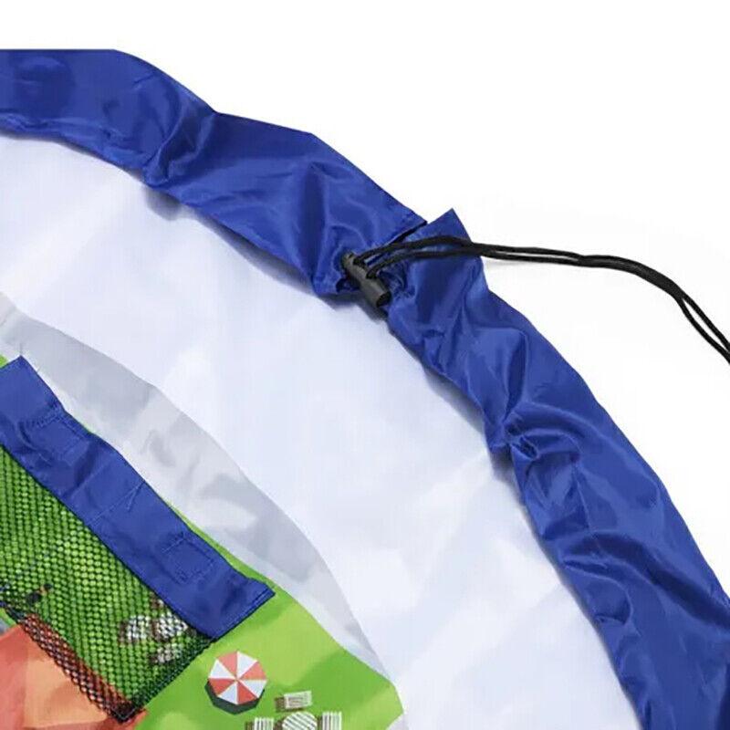 150cm Kids Play Mat Bag Portable Toy Storage