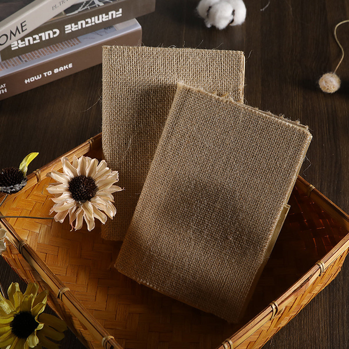 Linen Hardcover Notebook Retro Thread-Bound Thick Kraft Pages