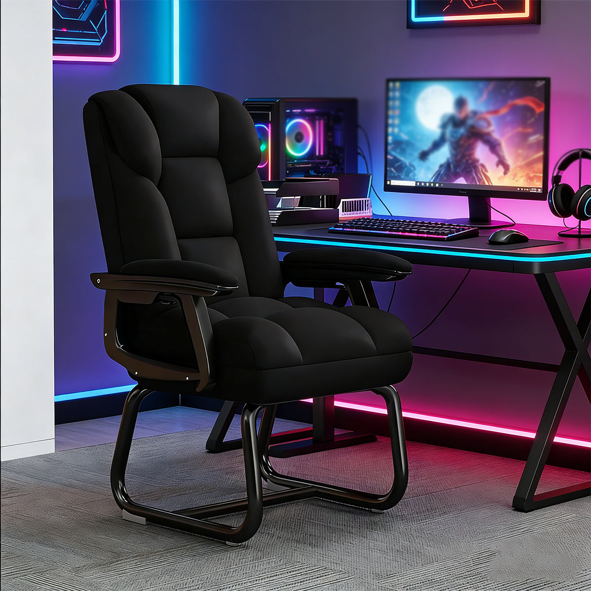 Ergonomic Chair High-Resilient Sponge Breathable Seat