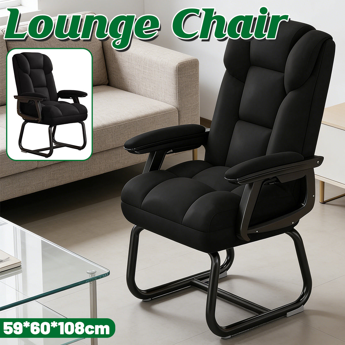 Ergonomic Chair High-Resilient Sponge Breathable Seat