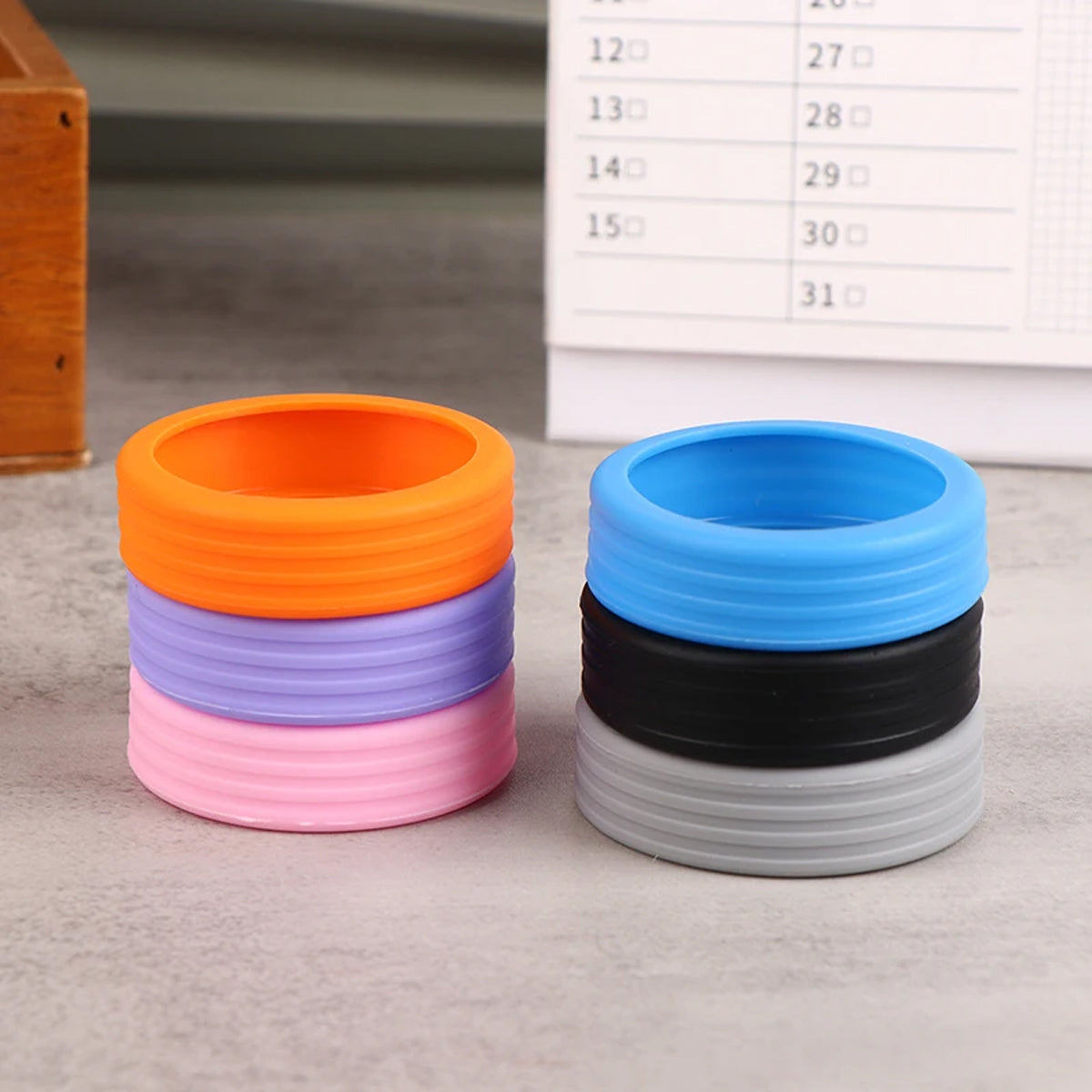 16 Pcs Silicone Luggage Wheel Covers for Travel