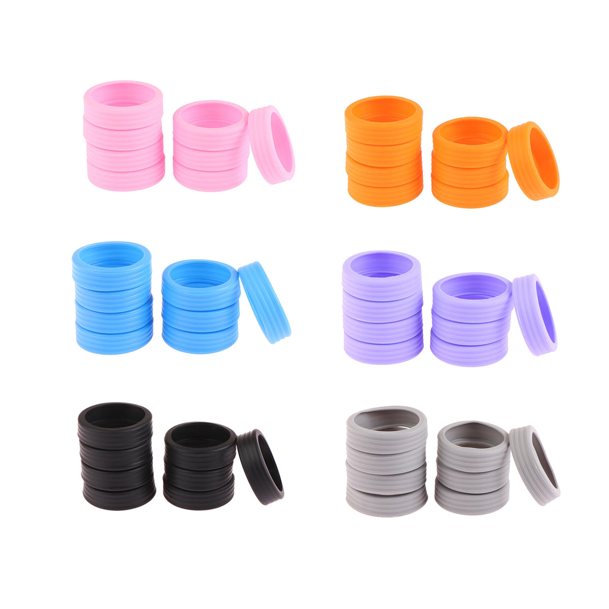 16 Pcs Silicone Luggage Wheel Covers for Travel