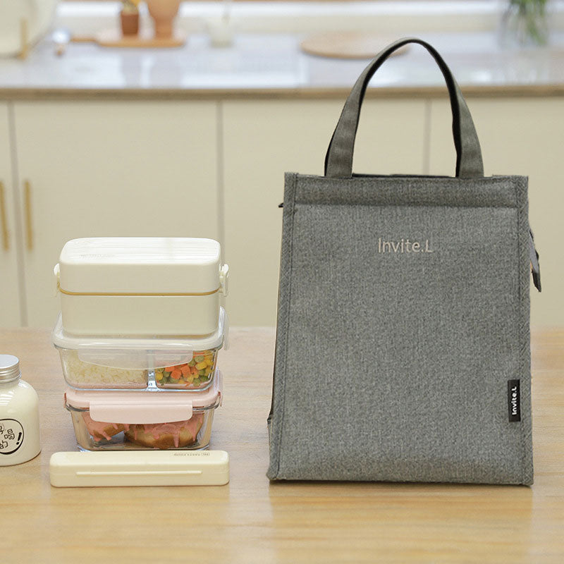 Thermal Insulated Lunch Bag Oxford Tote for Food Storage