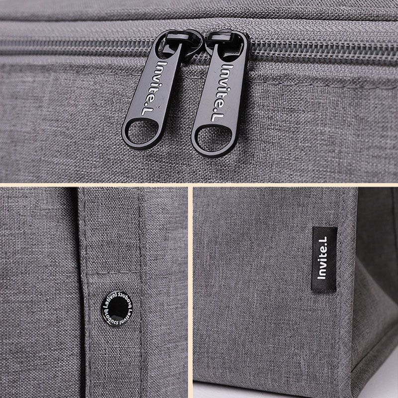 Thermal Insulated Lunch Bag Oxford Tote for Food Storage