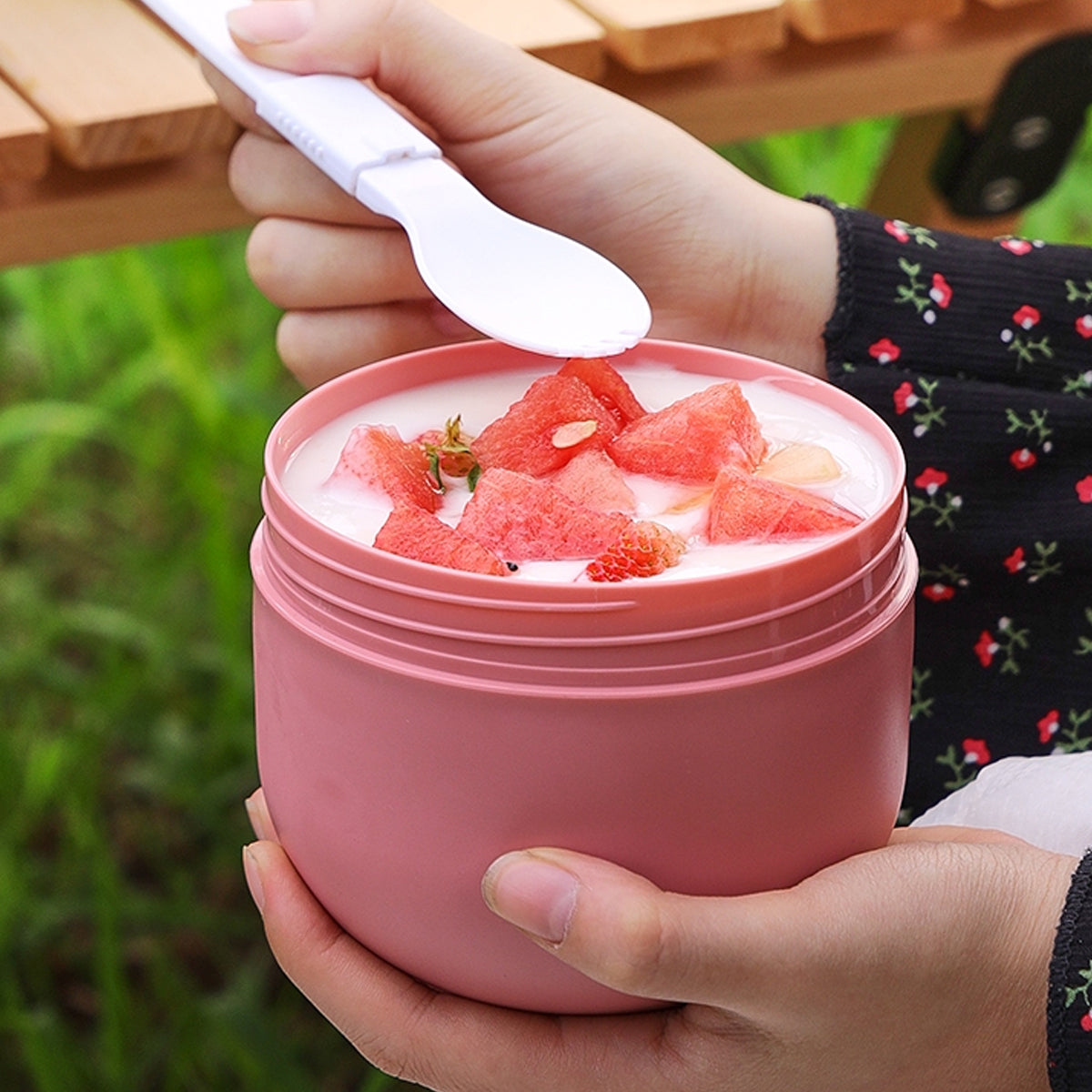 Stainless Steel Insulated Lunch Box 600ml