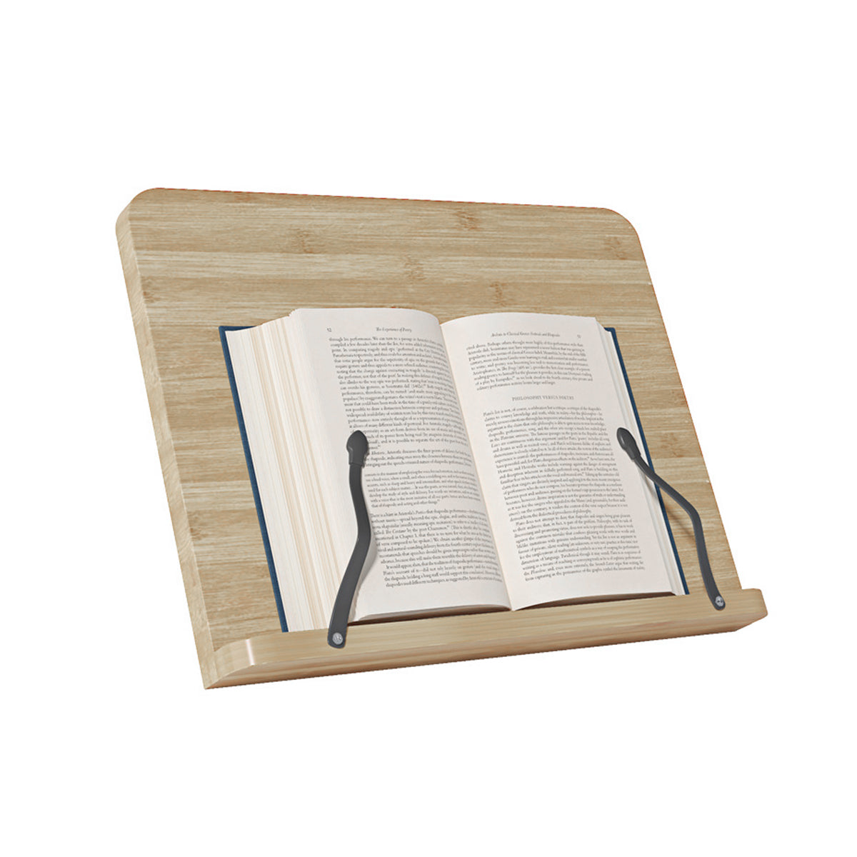 Wooden Adjustable Reading Stand Book Holder with 8 Angles