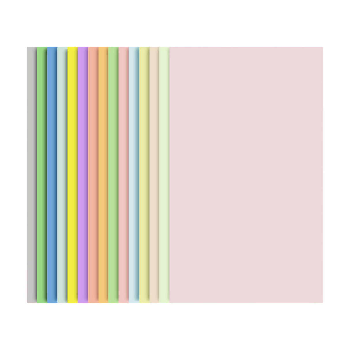 90 Sheets A3 Macaron Cardstock 230gsm for Crafts