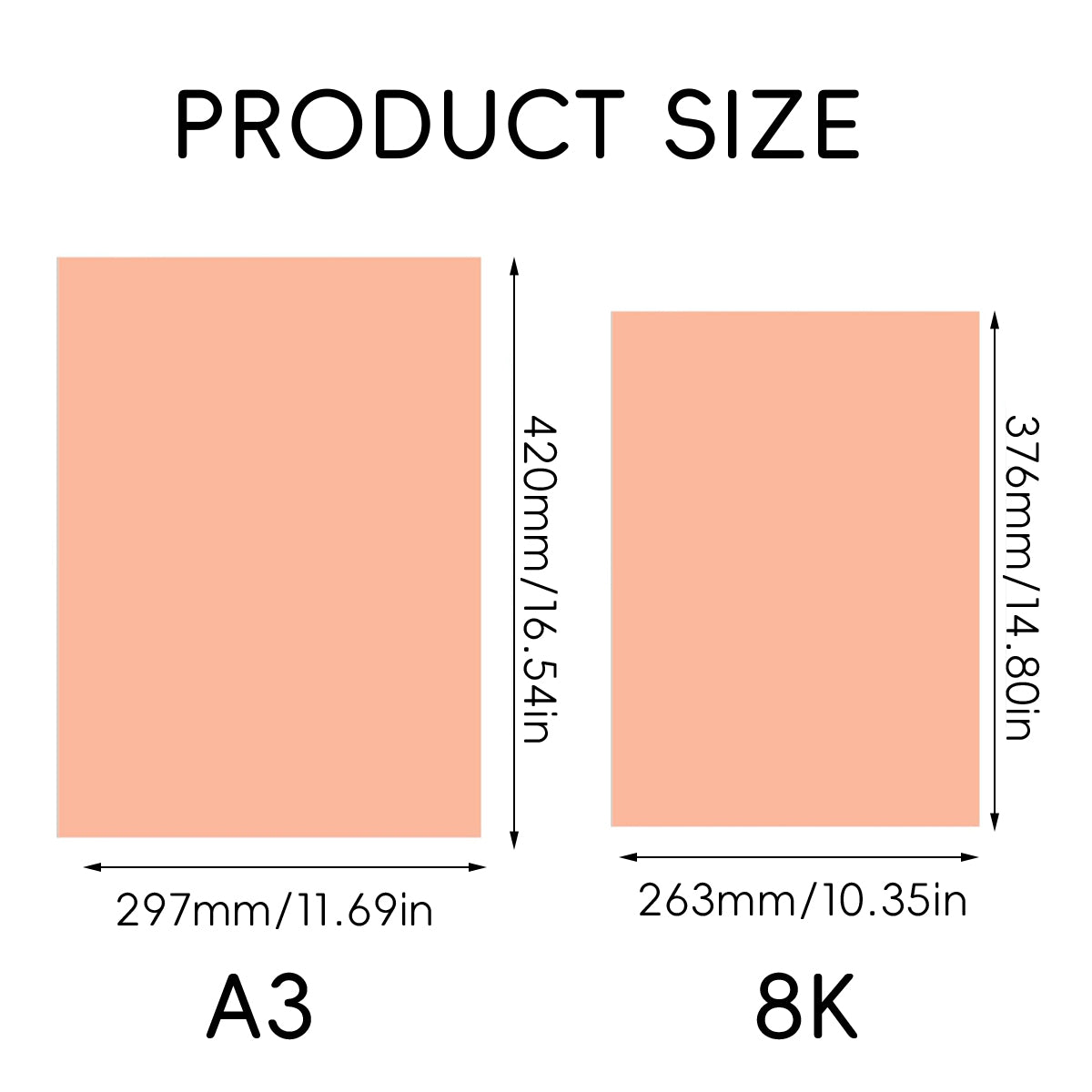 90 Sheets A3 Macaron Cardstock 230gsm for Crafts