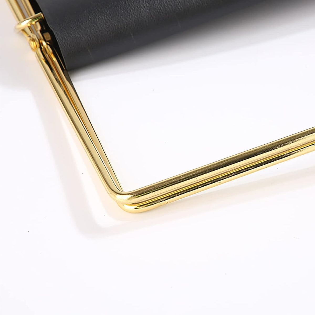Minimalist Foldable Magazine Rack with Metal Frame