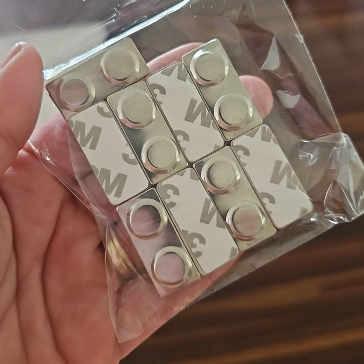 10 Pcs Magnetic Name Badge Tags with Strong Adhesive Backing