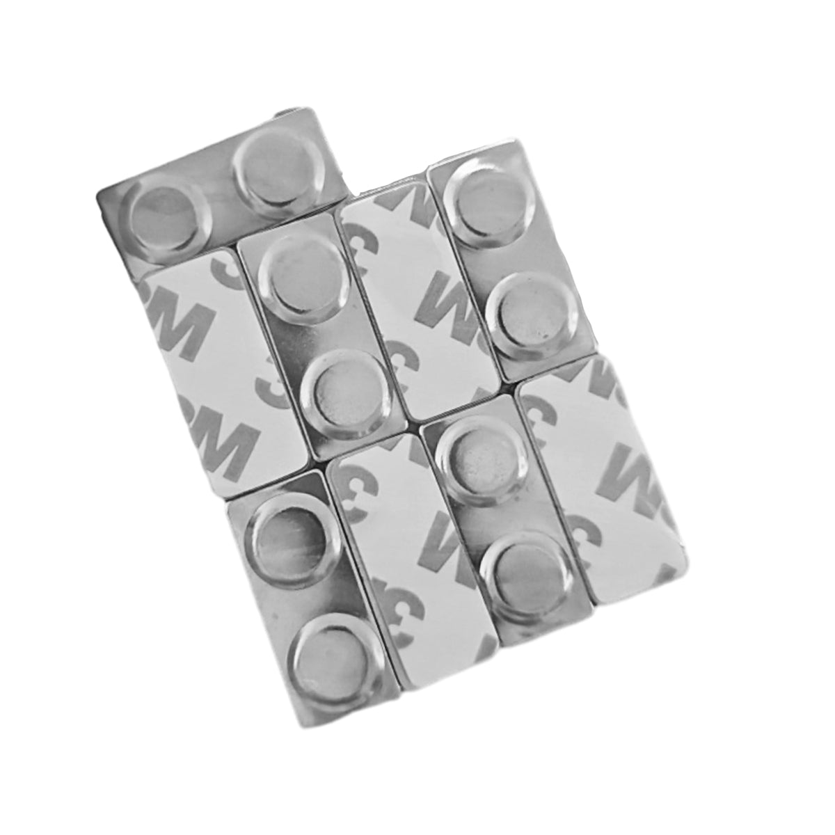 10 Pcs Magnetic Name Badge Tags with Strong Adhesive Backing