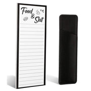 4 Pcs Magnetic Fridge Memo Pads with 4 Pen Holders 50 Sheets